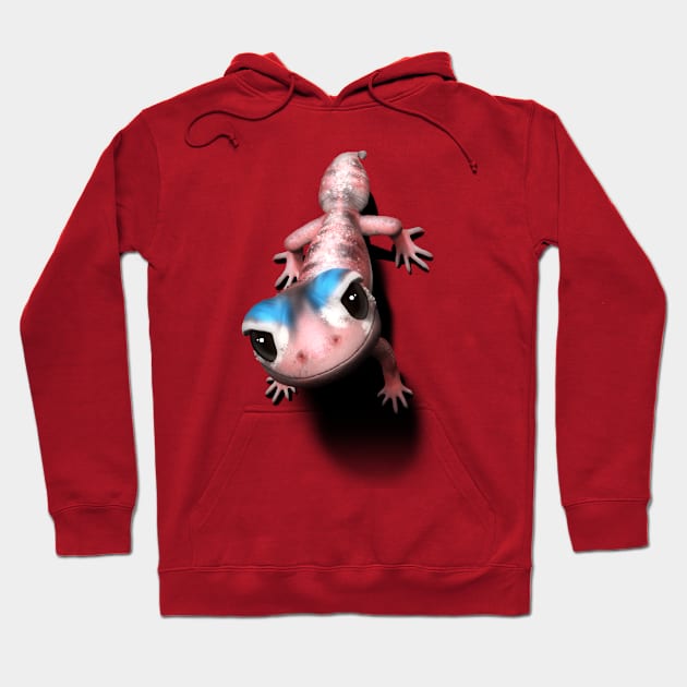 Knob tailed Gecko Hoodie by Liquid Feline